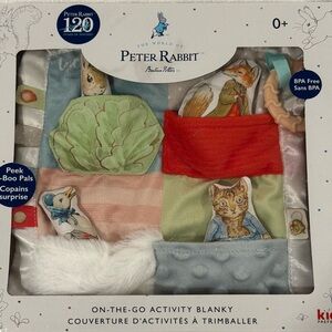 Peter Rabbit Peek-A-Boo Activity Blanky - Multicolor